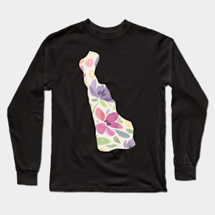 Delaware Silhouette Florals Long Sleeve T-Shirt